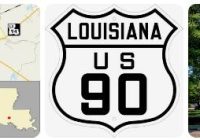 US 90 in Louisiana